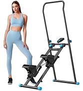 MERACH Stepper showing its vertical design and components.