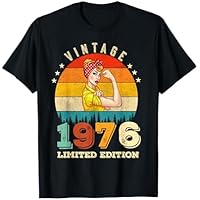 49 Cumpleaños Edición Limitada Vintage 49 Años Mujeres Camiseta
