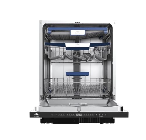 MILLEN Built-in Dishwasher - Large Capacity, Auto Open, Side Indicator, 14 place settings, 3Y Warranty, MDW60731