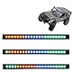WANGCL 20 Modi 155 mm RC Light Bar RC Light Kit für 1/10 RC Car Crawler Truck RX-4 TRX-6 D90 HSP Redcat RC 4WD Tamiya Axial SCX10 HPI
