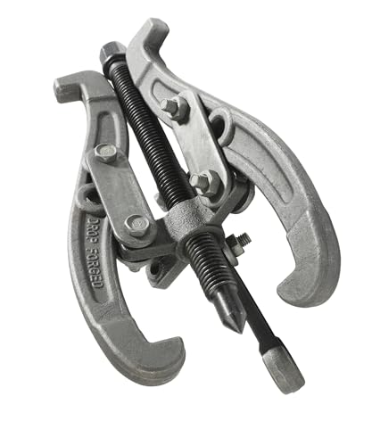 PAIYUE Pulley Puller Hub Puller Tool Car Accessories Bearing Pullers Automotive Tool Heavy Duty 3 Jaw Wheel Pullers with Reversible Claws Fits Automotive Maintenance and Repair Industrial Maintenance