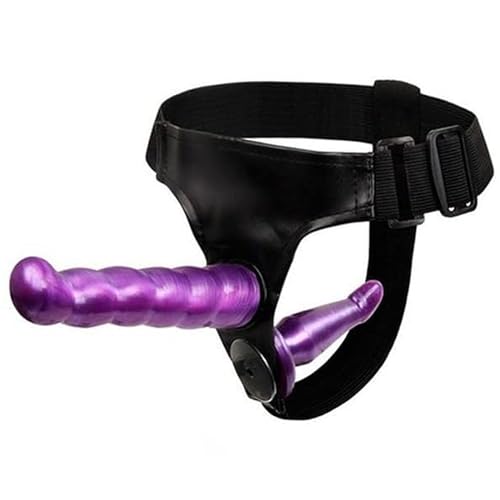 Harness Strap on Dildo, Adult Sex Toys for Men and Women, Wearable Realistic Dildo 2 Removeable Silicone G Spot Stimulator, Anal Stimulation Female Masturbator Sex Toys for Lesbian Couple