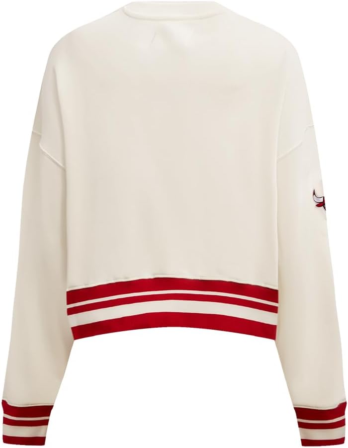 Pro Standard NBA womens Womens Nba Retro Classics Brushed Back French Terry Crewneck Sweatshirt - Image 4