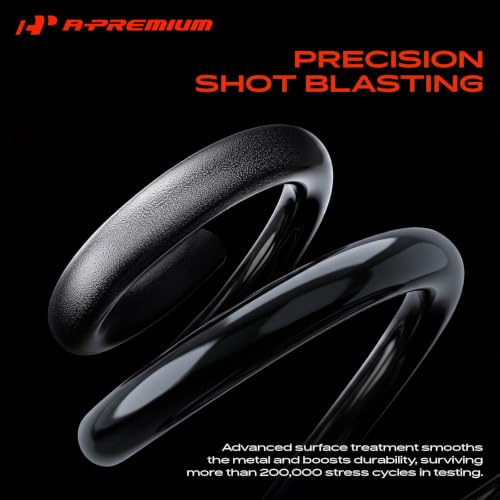 Image of A-Premium 2-Pack Rear Suspension Coil Spring Set Compatible with Honda
