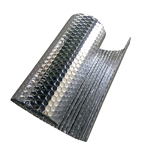 ZAURBA Espesar Doble Aluminio Aislante Térmico Reflexivo Aislamiento Térmico Multicapa para Frío Y Calor Loft Techo Attic Wall Garaje Cobertizos, Caravanas,Botes, Casas de Mascotas (Size : 1x5m) Cover