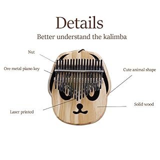 Kalimba Piano portable 17 touches avec marteau d’accordage et sac de piano - Les Beatles, Paul McCartney, John Lennon, RIngo Starr, George Harrison Kalimba Piano portable 17 touches avec marteau d'accordage et sac de piano – Image 2