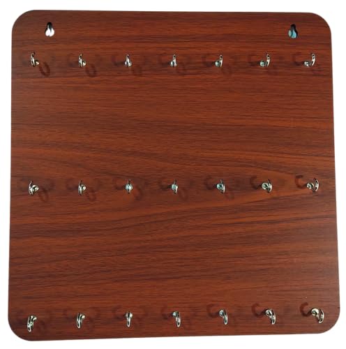 My Dream Carts Wooden Premium Key Chain Wall Hanging Matte Finish Key Holder - 21 Hooks Decor Key Chain Wall Hanging Key Holder for Home, Kitchen, Office, PG, School, College, Hostel, Hotel Décor