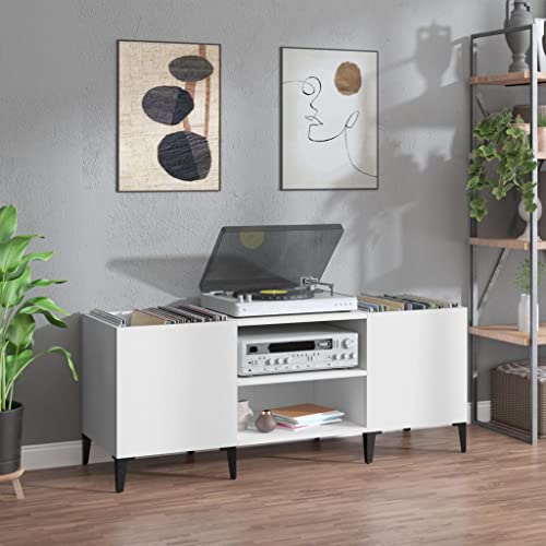 UJCHVHN Item-Record - Armario blanco de 121 x 38 x 48 cm, madera de ingeniería, armarios y almacenamiento