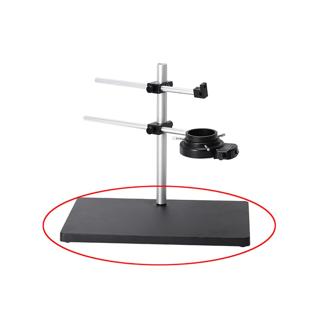 Microscope Stand Base Trinocular Binocular Stereo Microscope Bracket Support Platform Holder Table Worktable Base 380x260MM