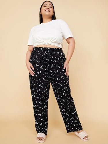 Image of Max Plus Size Women Printed Elasticated Pyjamas