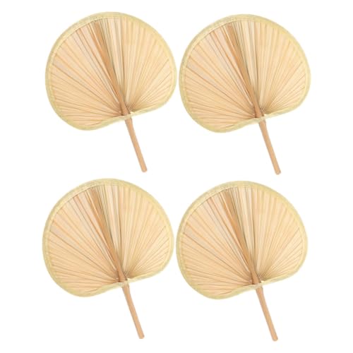 ZUNOXAZ 4pezzi Ventaglio Mano Vintage di Ventagli Decorativi per Costumi Cinesi Fan da Picnic per Feste e Decorazioni Estive