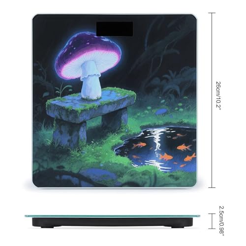 Báscula Digital de Baño VstaDank con Pantalla LCD y Vidrio Templado miniatura 2