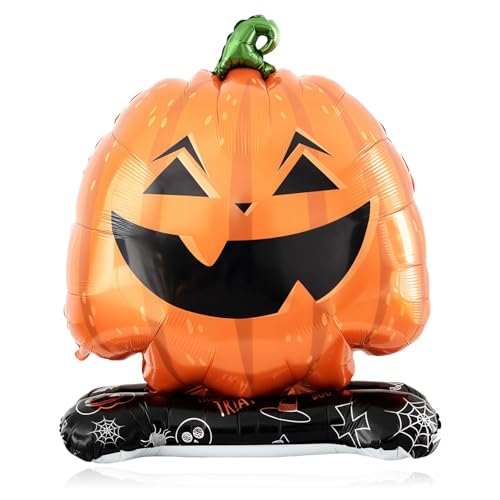 59 Inch Pumpkin Balloon for Halloween Party Decorations - Self-St...