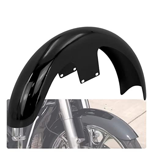 Image of 21-Inch Front Fender Fit for Harley Touring 1996-2023 | Gloss Black Front Mudguard for 120 /R21 Tires, Fits Road King, Road Glide, Street Glide, Electra Glide and Custom Baggers