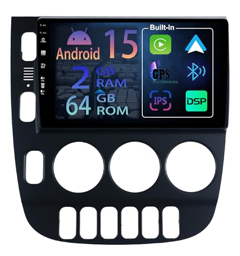 Autoradio Android pour Mercedes ML W163 avec Carplay sans fil et navigation GPS autonome