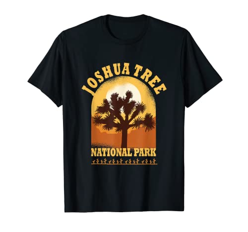 Retro vintage del Parque Nacional Joshua Tree Camiseta