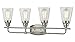 Z-Lite 428-4V-BN 4 Light Vanity, Brushed Nickel