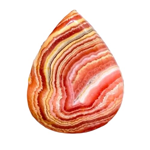 Cabochon rhodochrosite naturelle poire 37x28mm pour bague et pendentif DIY