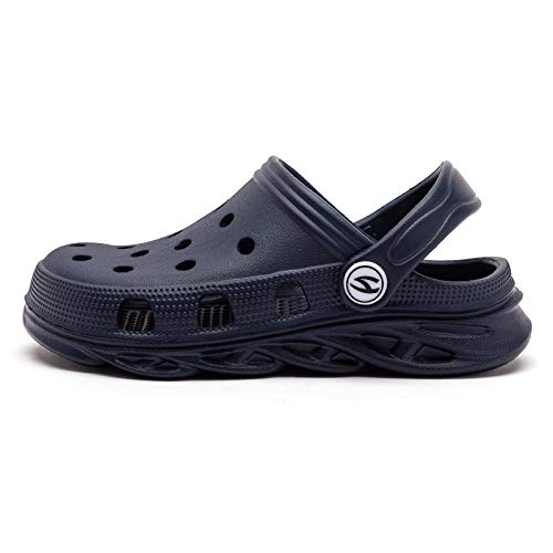 Hobibear Classic Graphic Clog - Navy (Toddler) — view 3