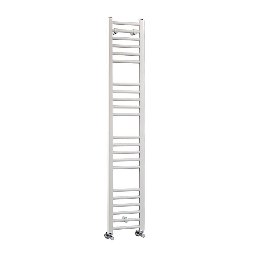 Milano White Ive - Straight Heated Towel Rail 1600Mm X 300Mm