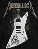 Metallica T Shirt Papa Het Guitar Distressed Band Logo Official Mens New Black XXL #2