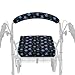 Yreiwoby Rollator Seat and Backrest Cover Set Claw Pattern Decorative Walker Accessory for Elderly Women Waterproof Walkers Cover Accessories for Walker Rollator