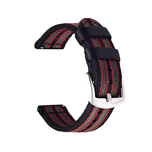 Bracelet de montre de remplacement nylon 18mm 20mm 22mm 24mm sangle dégagement rapide