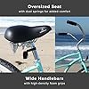sixthreezero Urban Lady Beach Cruiser Bike, Women's Single Speed Hybrid Bicycle, 26 Inch Wheels, Mint Green with Black Seat and Grips #4