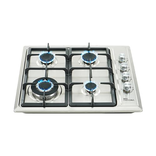 Reviews de Estufas Integrales los más solicitados. 48 Parrilla de Gas - Estufa Empotrable - Natural o LP | Estufa 4 Quemadores - Ideal para tu Hogar | Parrilla de Gas 4 Quemadores de Acero Inoxidable | Perfecta para Cocina Integral |...