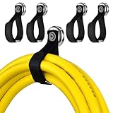 ShinHonex Heavy Duty Magnetic Hooks, Magnetic Tool Holders, 40LBS Magnetic Garage Hooks, for Storing Cables, Ropes, Wires, and Cordless Tools in garages, workshops, Cruise,RVs, and Pickup（4pcs）