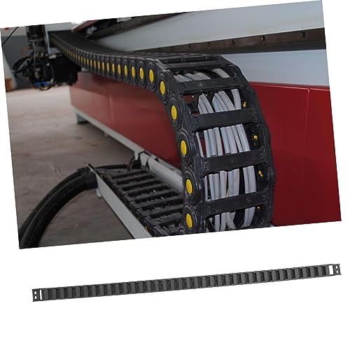 Hohopeti Transportador De Fio De Corrente De Arrasto De Trilha Flexível Preto Flexível Aninhado 15 *