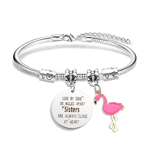 EGHTvmok Pink Flamingo Bracelet