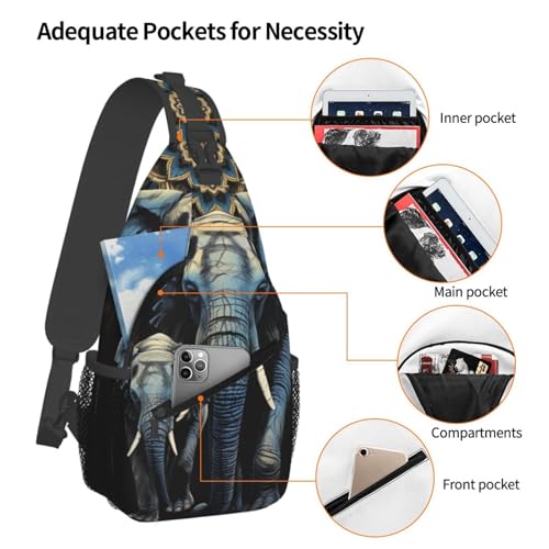 Small Sling Bag Sling Backpack para Caminata miniatura 4