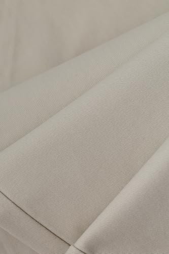 Image of SNITCH Men Casual Wear Chinos | Baggy Fit Wide-Leg Solid Trousers | Stretchable Cotton Blend Pants for Summer Outings