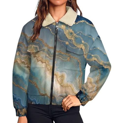 Sweatshirt chaud zippé pour femme avec poche veste polaire style sport et casual
