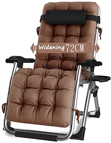 Chaises longues zero gravity pliantes et fauteuil de jardin inclinable pour extérieur