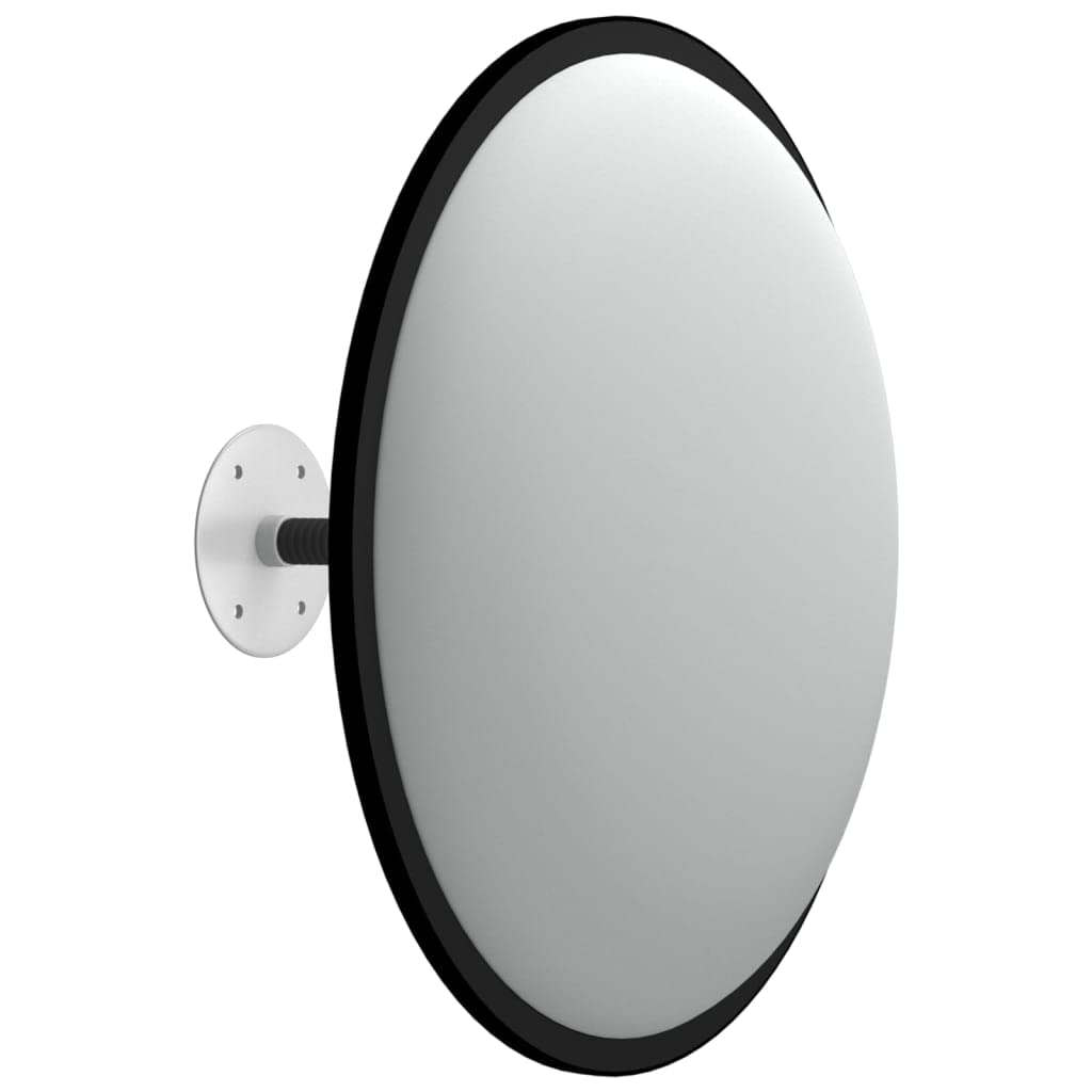 Espejo de tráfico convexo de 40 cm para interiores, acrílico, irrompible, con soporte de montaje para almacén, garaje, estacionamiento, fábrica y zonas de visión seguras