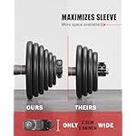 Mini Barbell Clips 1 inch I Multi-Size Adjustable Barbell Collar I 1 inch Barbell ClampsIQuick Release Weight Clips Pair of Locking for Dumbbell Bar - Image 2