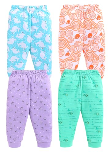 Image of LuvLap Baby Boys & Girls 100% Cotton Pyjama Pack of 4