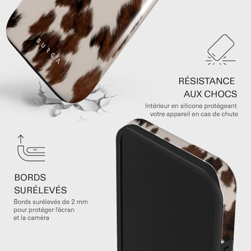 Coque iPhone 13 double couche antichoc TPU rigide accessoire de protection anti-rayures