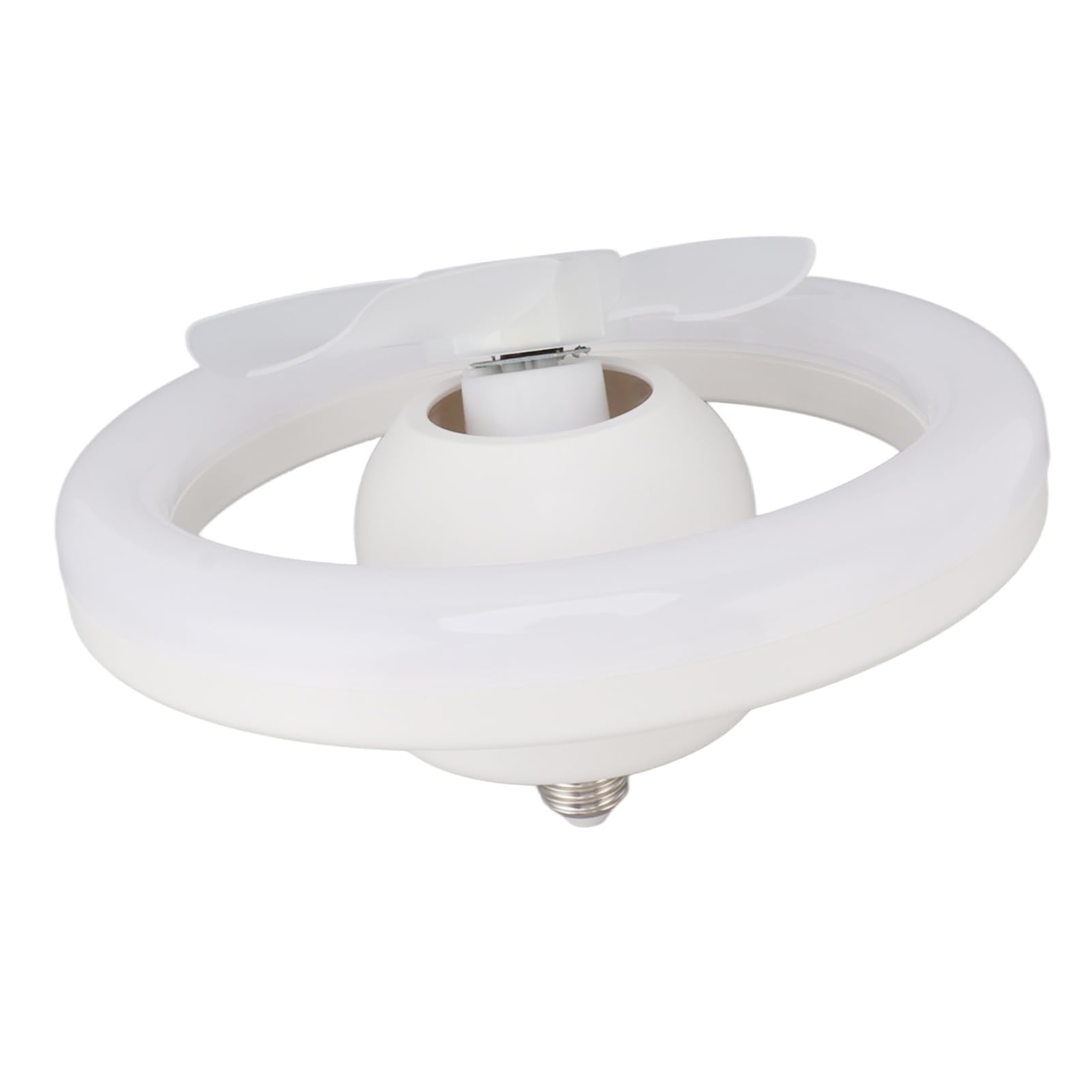 Fabater Ventilatore Da Soffitto Con Luce E Telecomando, Ventilatore A Dimterabile LED 3000K-6500K, Ventola Di Raffreddament E27, Piccolo Vengitore Da Soffitto per/Bagno/Lavanderia