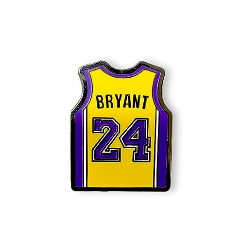 Pin émail Los Angeles Kobe en zinc pour personnaliser un vêtement