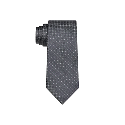 Calvin Klein Quad Medallion Silk Blend Tie in Jade #TOP15