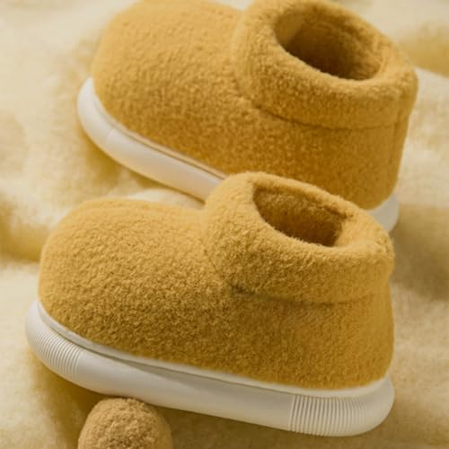Infant Girls Single Shoes Bowknot First Shoes Buckle Strap Toddler Soft Bottom Breathable Girls Snow Boots with Pom Poms3