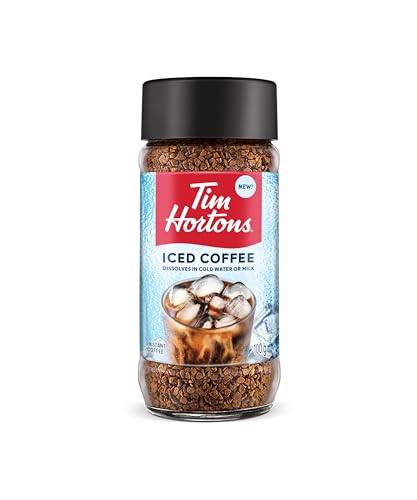 Café glacé instantané Tim Hortons 100g, pot verre