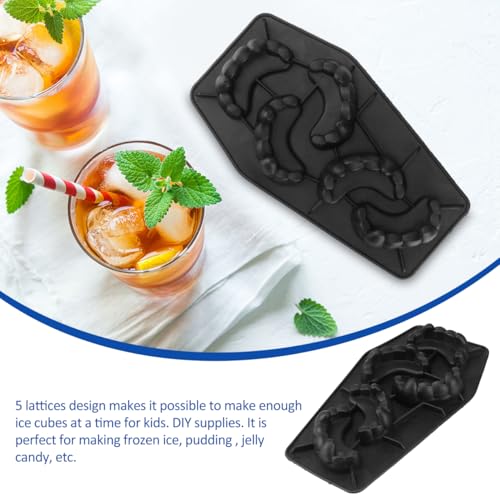 Molde para cubitos de hielo dientes de vampiro 2 pzs miniatura 6