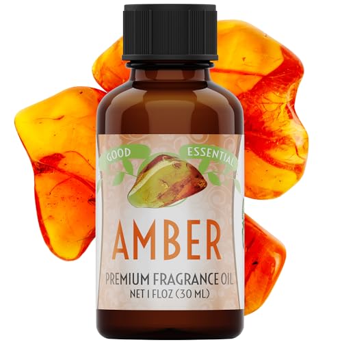 Image of Good Essential Professional Amber Fragrance Oil (1 fl oz, 30ml) - Perfume, Candle & Soap Making, Aromatherapy Diffuser Oil