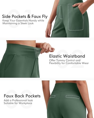 Image of G4Free EverGoing Women's Casual Shorts High Waisted 4'' / 5'' Comfy Shorts with Pockets for Yoga Workout Lounge