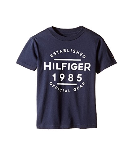 Tommy Hilfiger Little Boys' Graphic Short Sleeve Tee, Swim Navy, Medium/5