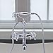 Chrome Clawfoot Bath Tub Faucet Vintage Style with Handshower (sweet-gowlove)
